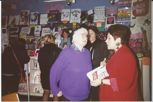 1997 A reading from Patriarchy<br><br>I gave a reading from Patriarchy: Notes of An Expert Witness. I believe I did so at a small feminist bookstore on Manhattan’s lower East side.
