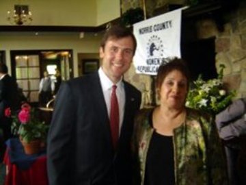 Phyllis Chesler and Tom Kean Jr.
