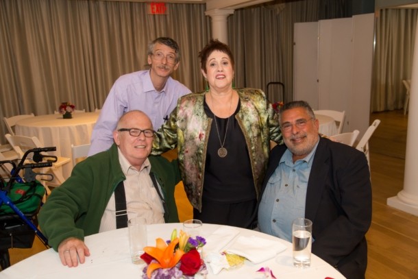 Bill and Russell Hoffman, Phyllis, Larry Mass.