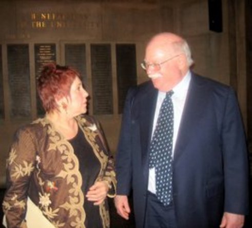Dr. Chesler and Michael Steinhardt.