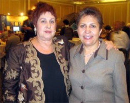 Phyllis Chesler with Wafa Sultan.