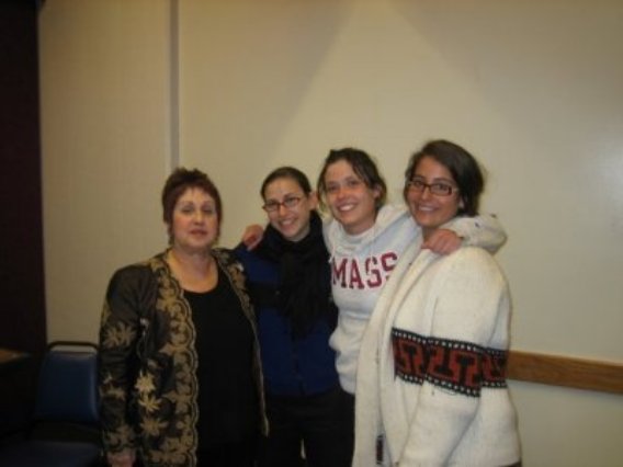 Dr. Chesler with a few UC Santa Cruz students.