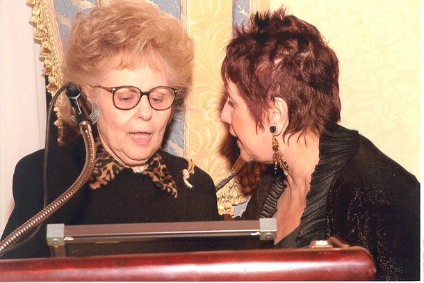 Phyllis and Judge Betty Ellerin.